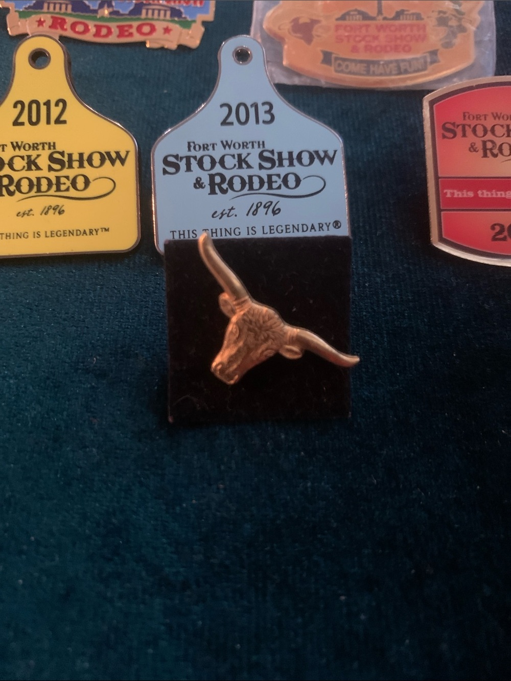 Collectible Fort Worth Stock Show & Rodeo Pin Set - Picture 4 of 5
